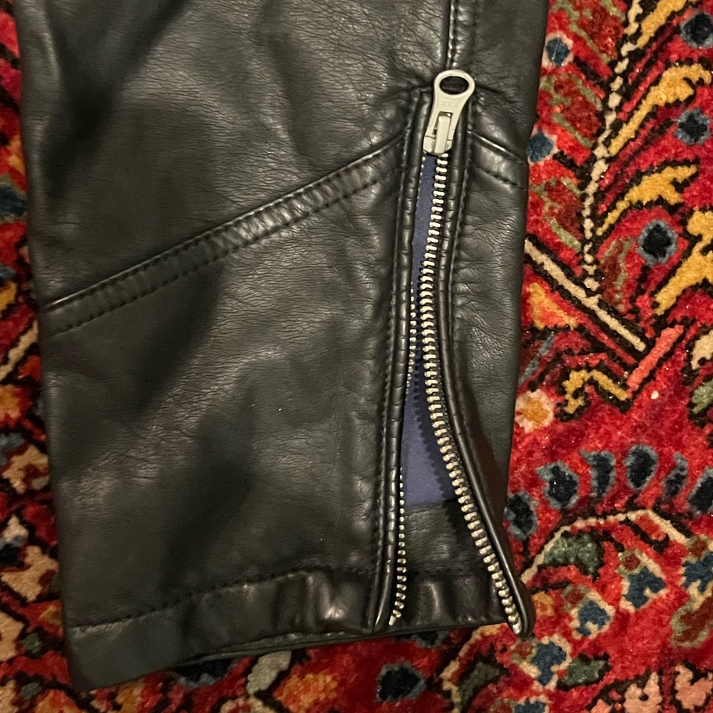 Free People Vegan Leather Moto Jacket - Picture 3 of 7
